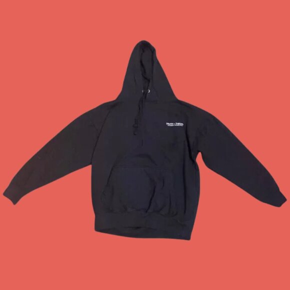 Truth + Theory Black Floral Graphic Hoodie – Size L – Streetwear LA Style - Picture 3 of 10